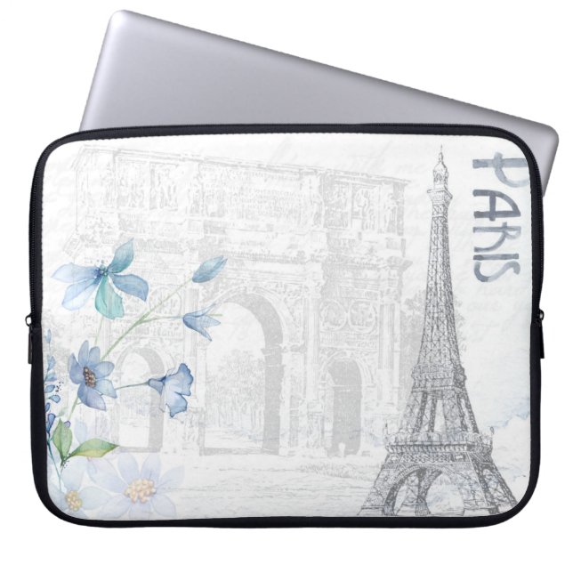 Paris 15" laptop Sleeve (Front)