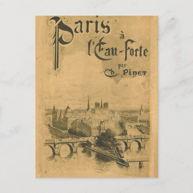 Paris 1900 Exhibition Postcard (Front)
