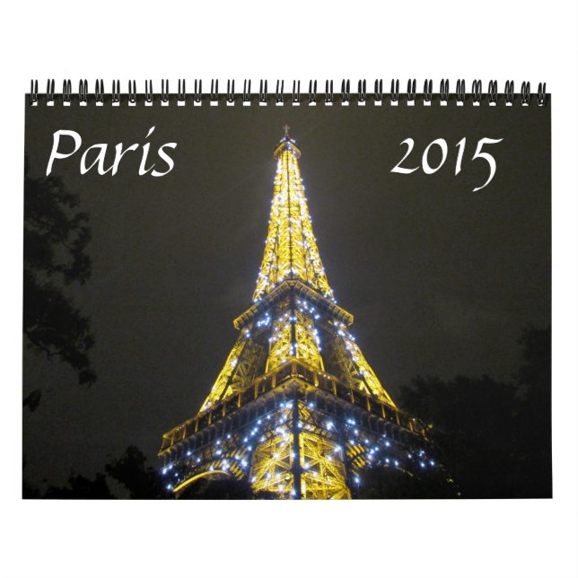 paris 2015 calendar (Cover)