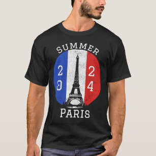 Paris 2024 J.O. France International Summer Sports T-Shirt