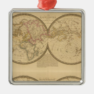 Paris 2 metal tree decoration