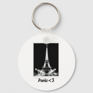 Paris<3 Key Ring