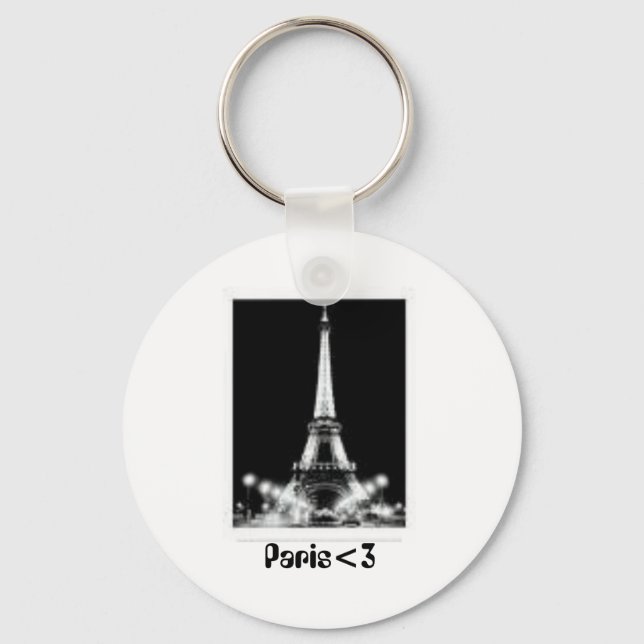 Paris<3 Key Ring (Front)