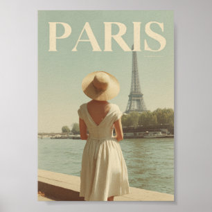 Paris 50s vintage poster