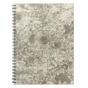 Paris 5 spiral notebook