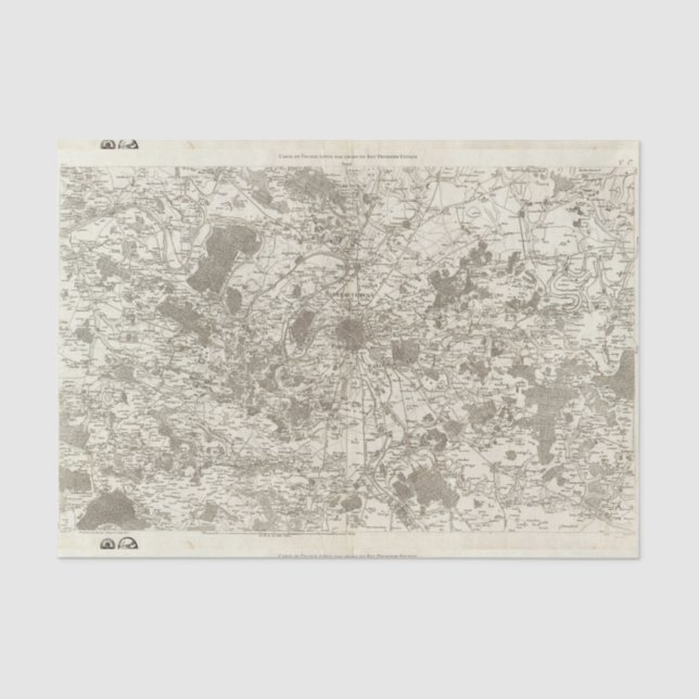 Paris 5 tissue paper (Front)