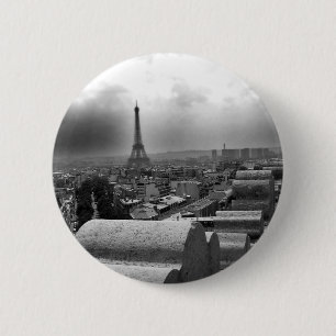 Paris 6 Cm Round Badge