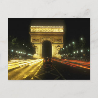 Paris - Arc de Triomphe - Postcard