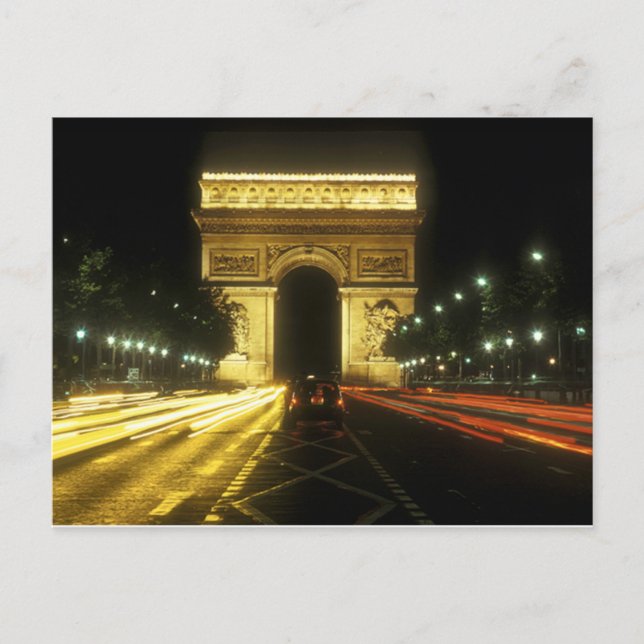 Paris - Arc de Triomphe - Postcard (Front)