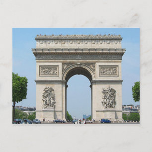Paris - Arc de Triomphe - Postcard