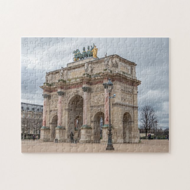 Paris Arc du Carrousel view puzzle (Horizontal)