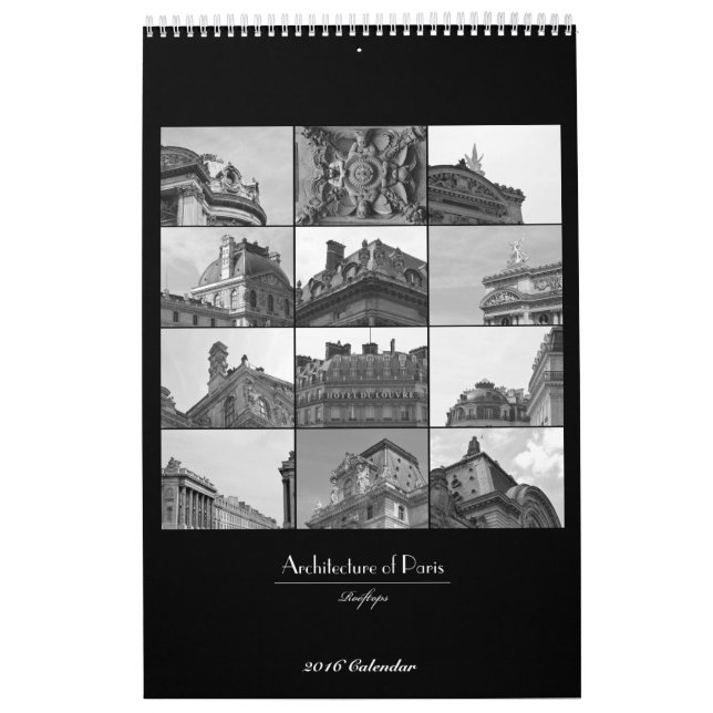 Paris architecture calendar (Cover)