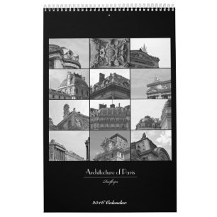 Paris architecture calendar