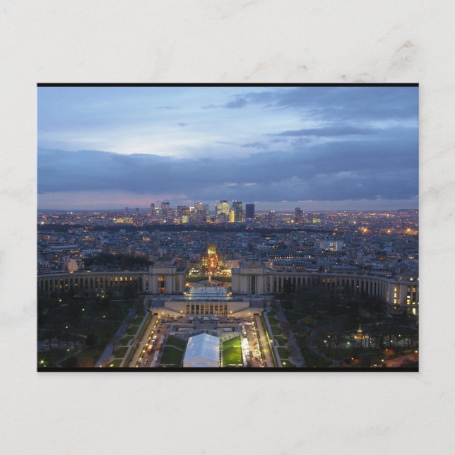 Paris at Night Postcard (Front)