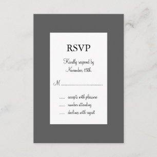 Paris at Night RSVP Card