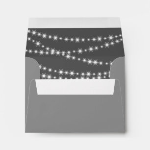Paris at Night RSVP Envelope (grey)