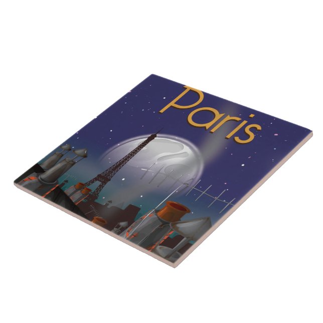 Paris at night tile (Side)