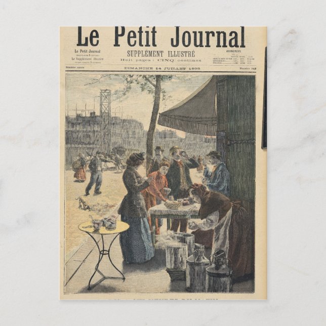 Paris at Six O'Clock in the Morning Postcard (Front)