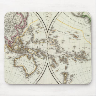 Paris Atlas Map Mouse Pad
