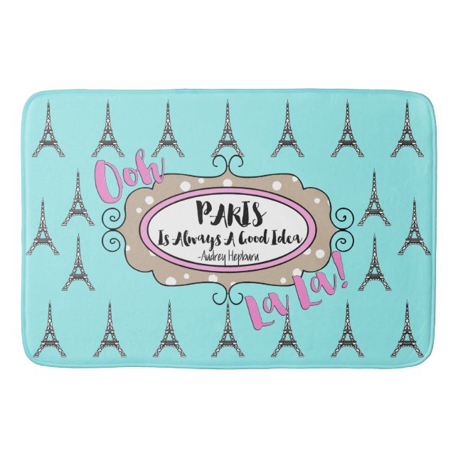 “Paris” Bath Mat (Front)