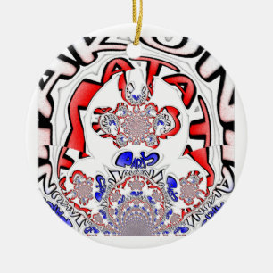 Paris beautiful amazing text quote design ceramic tree decoration