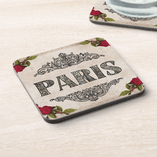 Paris Beverage Coaster (Left Side)