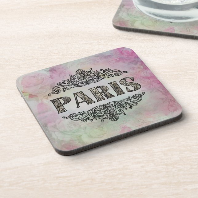Paris Beverage Coaster (Left Side)