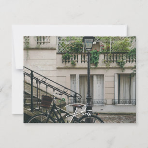 Paris Bike (Paris) Invitation