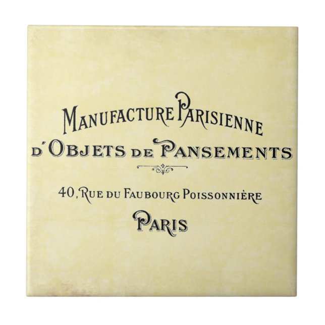 Paris Biz Card Tile (Front)