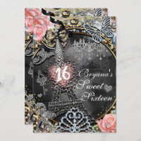 Paris Bling Glamour Sparkle France Birthday Party