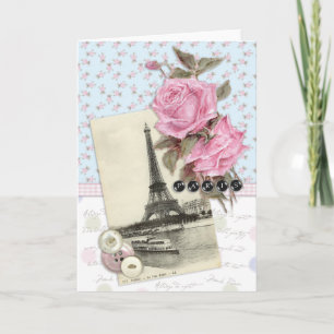 Paris Blooms Card