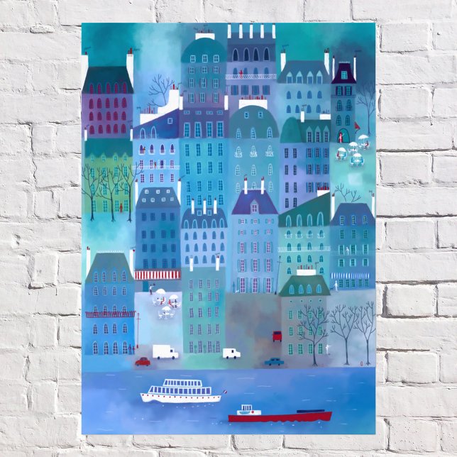 Paris Blues Photo Print (Paris Blues photographic print)