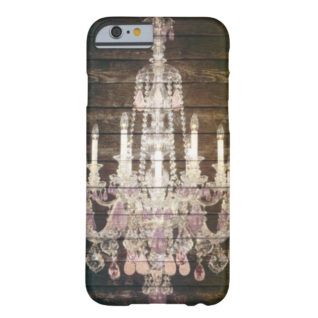 Paris Bohemian Country chic  Rustic chandelier Case-Mate iPhone Case (Back)