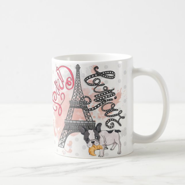 Paris Bonjour Coffee Mug (Right)