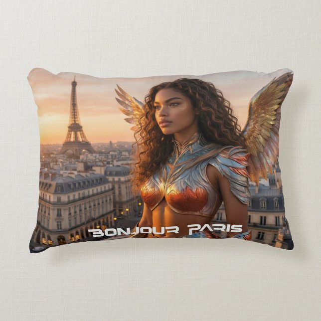 PARIS - BONJOUR DECORATIVE CUSHION (Front)