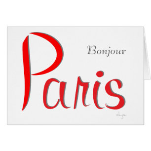 PARIS Bonjour (Hello)