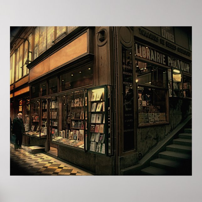 Paris Bookshop Poster (Front)