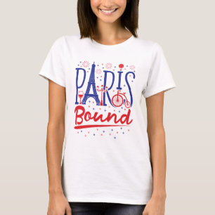 Paris Bound French Vacation Travel Traveller T-Shirt