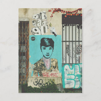 Paris: breakfast at tiffany's please? postcard