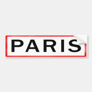 PARIS BUMPER STICKER