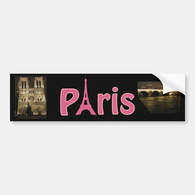 Paris Bumper Sticker (Front)