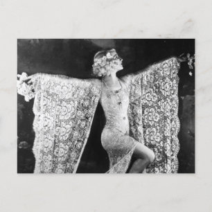 Paris Cabaret Dancer Postcard