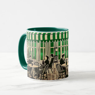 Paris Café gift minimal optical style Mug