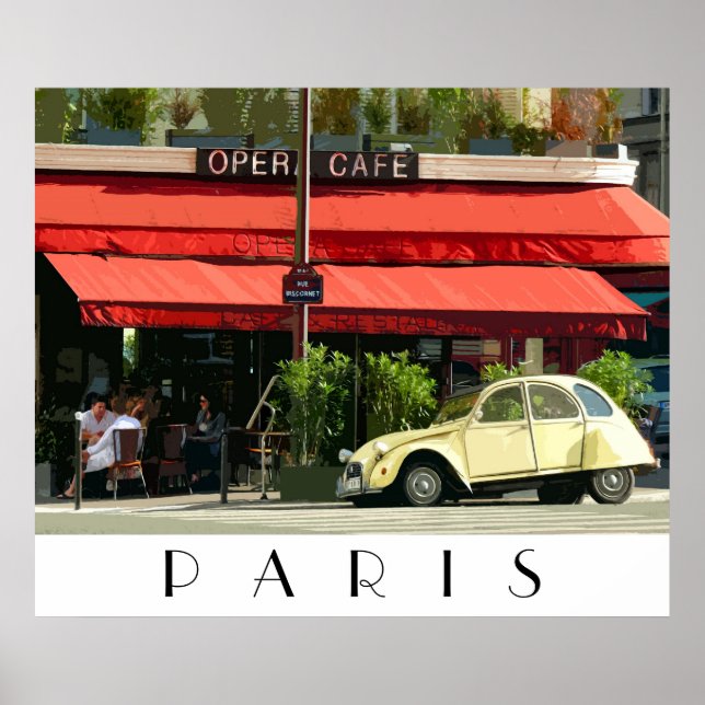 Paris Cafe Poster (Front)