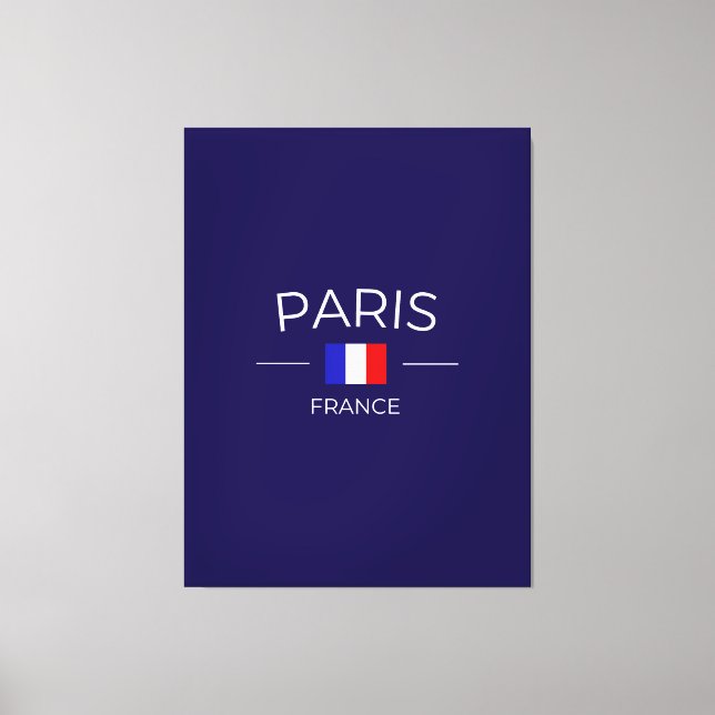 Paris Canvas Print (Front)