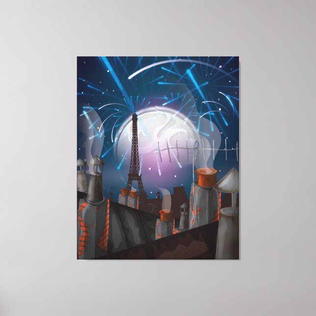 Paris Canvas Print (Front)