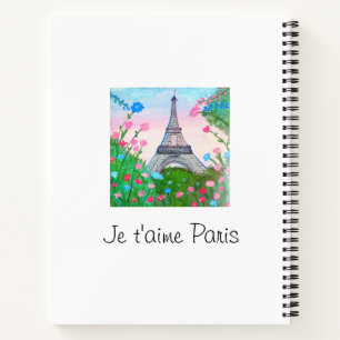 "Paris" carnet Notebook