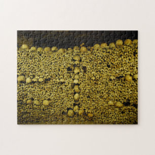 Paris Catacombs Skulls and Bones Jigsaw Puzzle