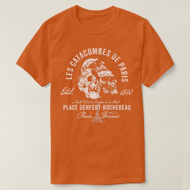 Paris Catacombs T-Shirt (Design Front)