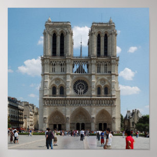 Paris - Cath � drale Notre Dame - Poster